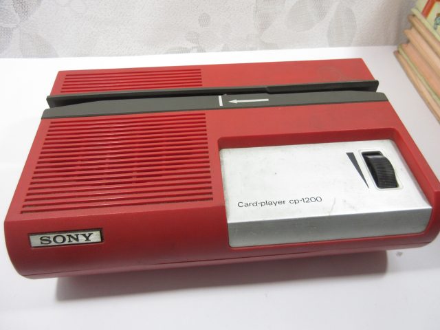 SONY CP-1200 トーキングカードプレーヤー 中古 カード多
