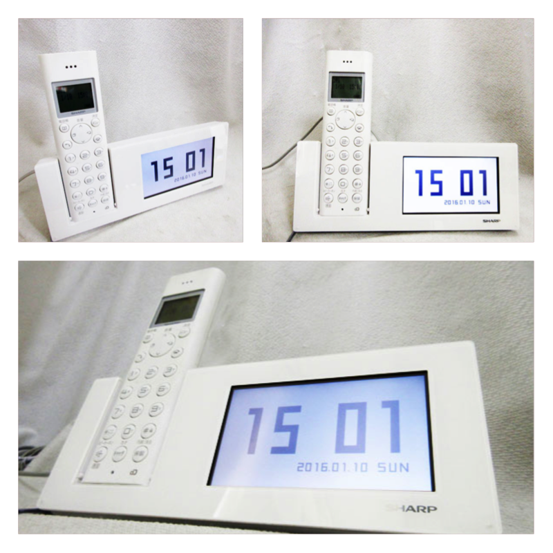 シャープ デジタルコードレス電話機 ホワイト JD-4C1CL-W