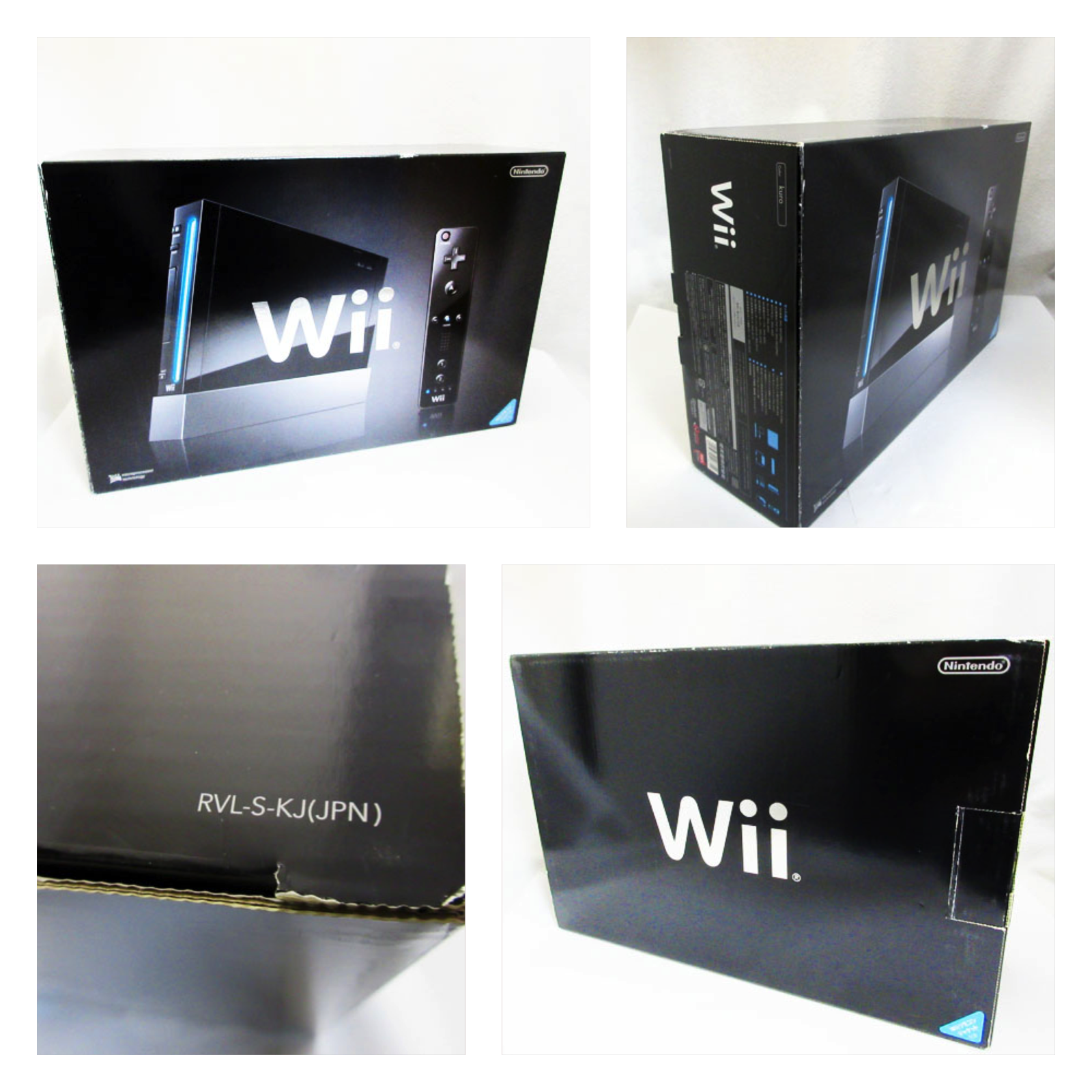 Wii（黒）本体 新品・未使用品 RVL-S-KJ(JPN)